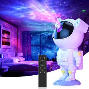 MINICO MinicoIndia™ Astronaut Galaxy Projector on Attractive Moon Base (360° Rotatable) Night Lamp