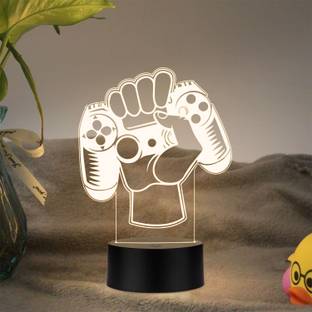 StarLaser Game Console icon Logo led Light Desk Table lamp for Gaming Room Kids Room Table Lamp