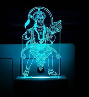 AJANTA Hanumanji(Code:2009) 3D Night Lamp
