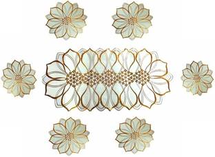 DELHI PVC CORP Gold PVC Table Linen Set
