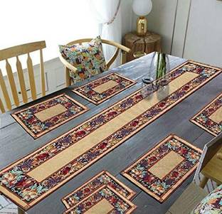 Waco creation Multicolor Organic Cotton Table Linen Set