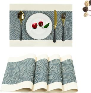 YELONA Rectangular Pack of 4 Table Placemat