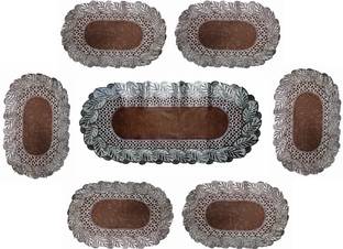 DELHI PVC CORP Oval Pack of 7 Table Placemat