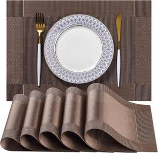 JOICE IMPEX Rectangular Pack of 6 Table Placemat