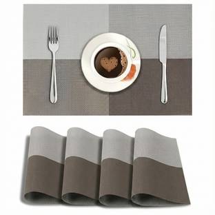 Glosstiy Glam Rectangular Pack of 4 Table Placemat