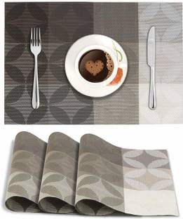 HOKiPO Rectangular Pack of 4 Table Placemat