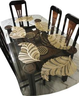 LaVichitra Oval Pack of 6 Table Placemat