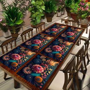 लूमंथा रेक्टेंगुलर 6 का पैक टेबल प्लेसमेट