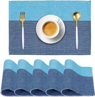 HOKiPO Rectangular Pack of 6 Table Placemat