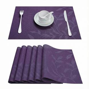 Glosstiy Glam Rectangular Pack of 6 Table Placemat