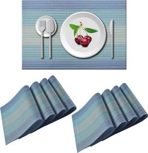YELONA Rectangular Pack of 8 Table Placemat