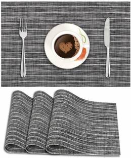 HOKiPO Rectangular Pack of 4 Table Placemat