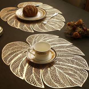 Dakshya Industries Round Pack of 2 Table Placemat
