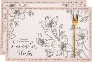 YELONA Rectangular Pack of 2 Table Placemat