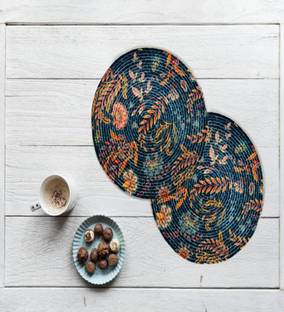VoiDrop Round Pack of 2 Table Placemat