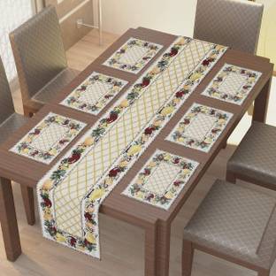 Shoppingzone Rectangular Pack of 7 Table Placemat
