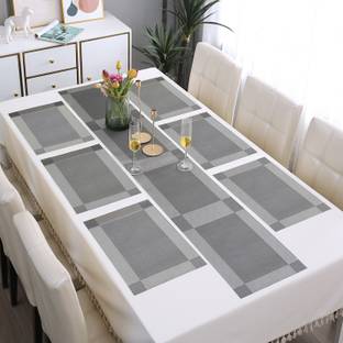 HOKiPO Rectangular Pack of 7 Table Placemat