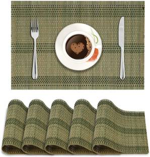HOKiPO Rectangular Pack of 6 Table Placemat