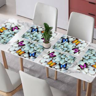 Kanushi Industries Rectangular Pack of 6 Table Placemat