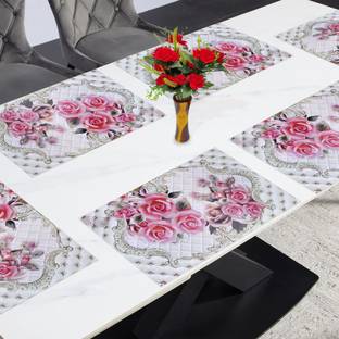 Kanushi Industries Rectangular Pack of 6 Table Placemat