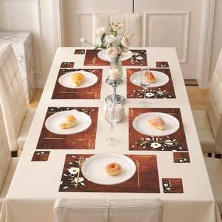 KUBER INDUSTRIES Rectangular Pack of 6 Table Placemat