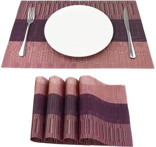 YELONA Rectangular Pack of 4 Table Placemat