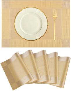 KUBER INDUSTRIES Rectangular Pack of 6 Table Placemat