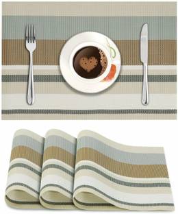 HOKiPO Rectangular Pack of 4 Table Placemat