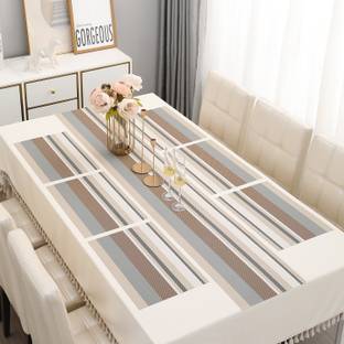 HOKiPO Rectangular Pack of 7 Table Placemat