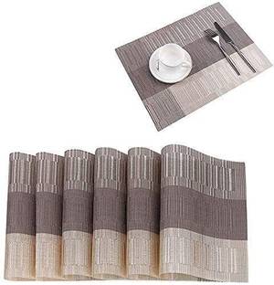 टस्करा रेक्टेंगुलर 6 का पैक टेबल प्लेसमेट