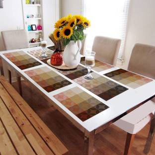 होकिपो रेक्टेंगुलर 7 का पैक टेबल प्लेसमेट