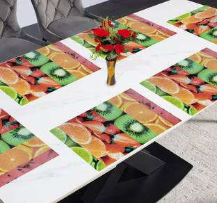 Kanushi Industries Rectangular Pack of 6 Table Placemat