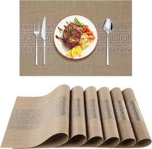 YELONA Rectangular Pack of 6 Table Placemat