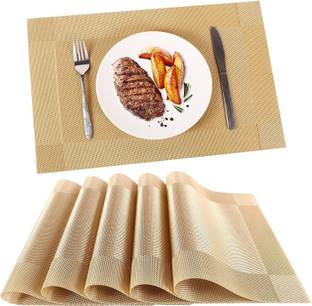 infinitepiinitiatives Rectangular Pack of 6 Table Placemat