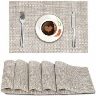HOKiPO Rectangular Pack of 6 Table Placemat