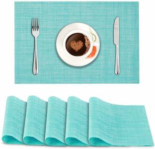 HOKiPO Rectangular Pack of 6 Table Placemat