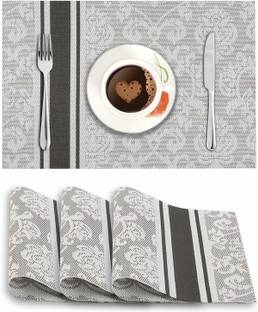 HOKiPO Rectangular Pack of 4 Table Placemat