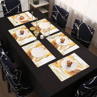 KUBER INDUSTRIES Rectangular Pack of 6 Table Placemat