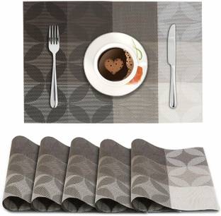 HOKiPO Rectangular Pack of 6 Table Placemat