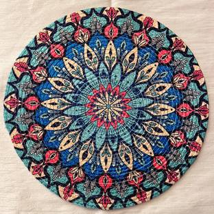 Artistic Den Round Pack of 1 Table Placemat