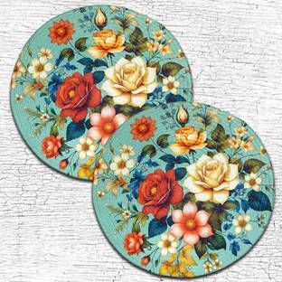Tranzho Round Pack of 2 Table Placemat