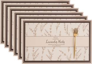 YELONA Rectangular Pack of 6 Table Placemat