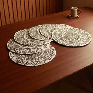 BELLA TRUE Round Pack of 6 Table Placemat