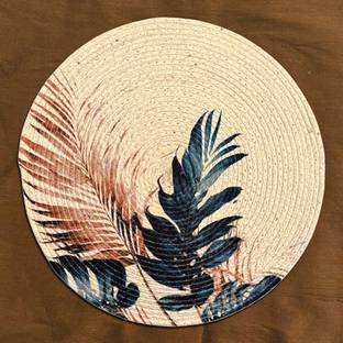 Artistic Den Round Pack of 1 Table Placemat