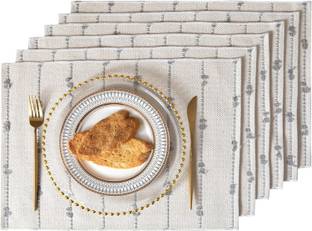 ALSTONIA Rectangular Pack of 6 Table Placemat