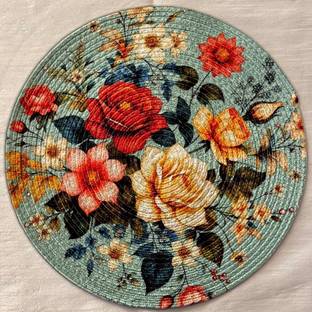 Artistic Den Round Pack of 1 Table Placemat