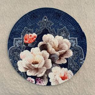 Artistic Den Round Pack of 1 Table Placemat