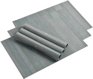 YELLOW WEAVES Rectangular Pack of 6 Table Placemat