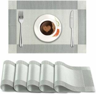 HOKiPO Rectangular Pack of 6 Table Placemat