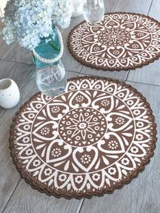 Saral Home Round Pack of 2 Table Placemat